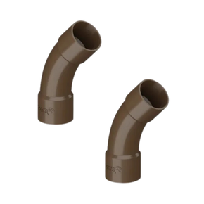 kit 2 curva 45 soldavel 50mm marrom tigre 8141