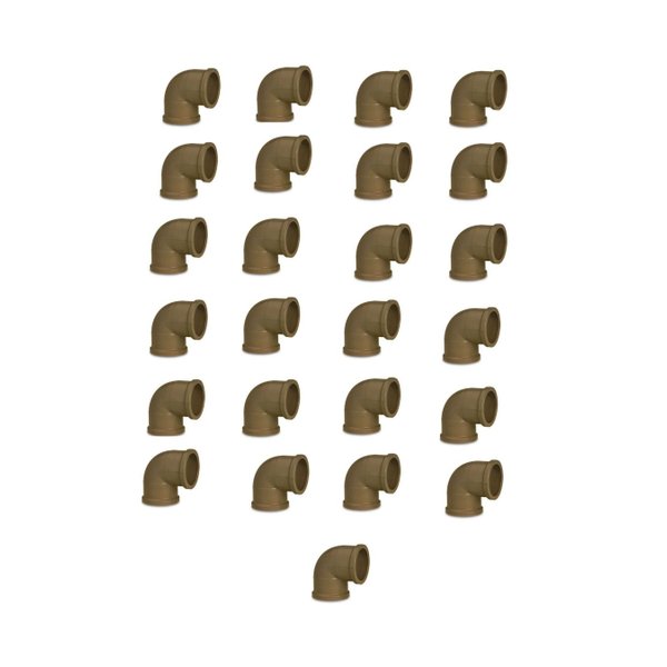 kit 25 joelho soldavel 90 x 50mm