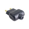 pino macho 2p 20a 250v preto lado