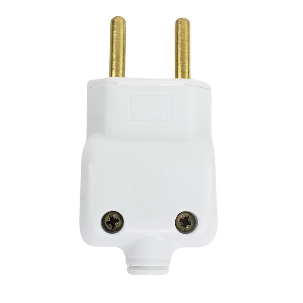 Pino Macho 2P 20A 250V Branco 14241 | Decar