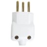 pino macho 2p t 10a 250v branco cima