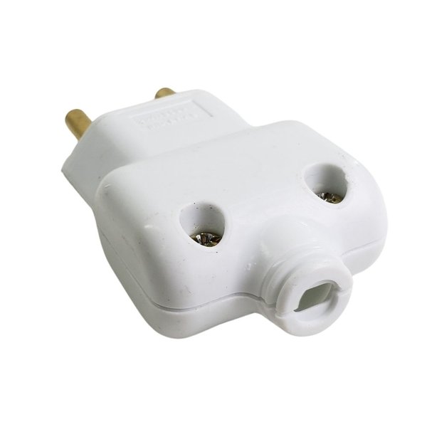 pino macho 2p t 20a branco lado