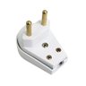 pino macho gigante 2p 20a 250v branco cima lado