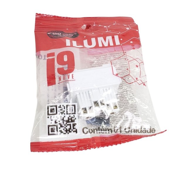 01 modulo tomada 2p t 10a 250v i9 95140 ilumi