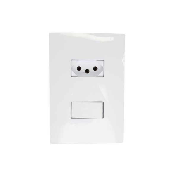 conjunto interruptor paralelo 10a tomada 10a 250v i9