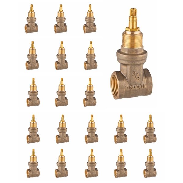 kit 20 registros gaveta 3 4 docol