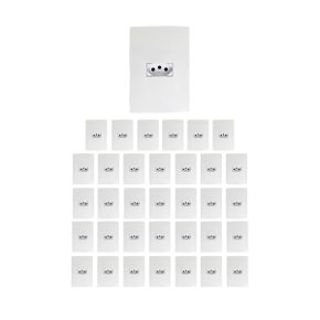 kit 35 conjuntos 1 tomada ilumi i9 branco 2p t 10a