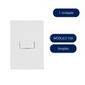 conjunto interruptor simples 10a 1 unid