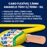 cabo flexivel 1 5mm 100m amarelo 750v sil3