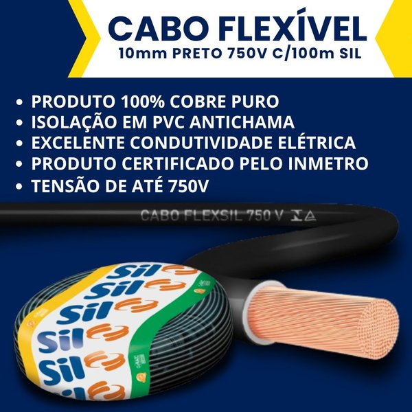 cabo flexivel preto 10mm 100m 750v sil3 copia