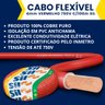 cabo flexivel vermelho 4mm 100m 750v sil3