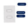 conjunto 2 interruptores simples 10a 1 unid
