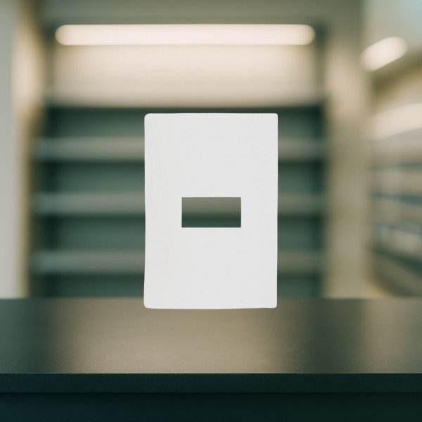 placa 4x2 1 posto com suporte amb