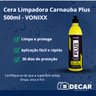 cera limpadora carnauba plus 500ml vonixx3