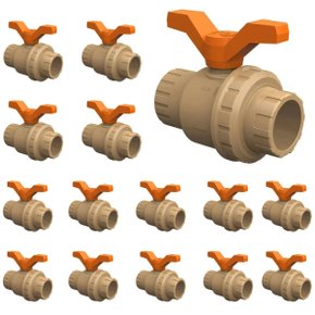 kit 15 registro esfera soldavel 25mml tigre