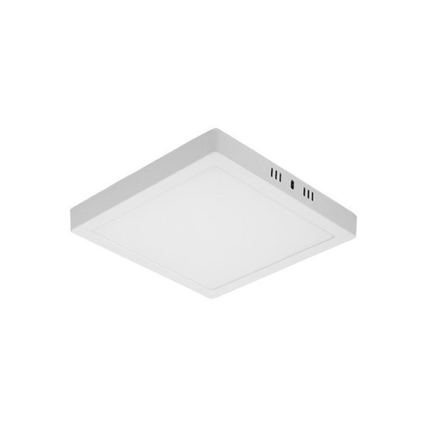 plafon led sobrepor 18w quadrado 6500k cima