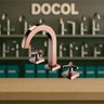 torneira misturador docol city de bancada cobre polido amb