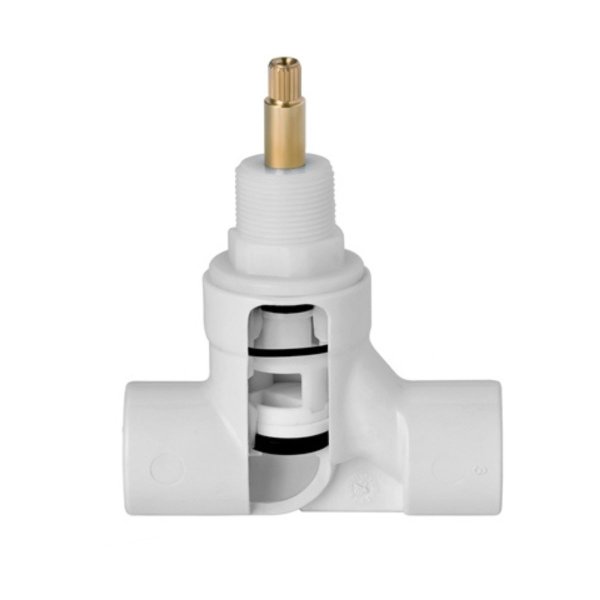 kit 20 registro basetec pvc ceramico 1 2 volta docol por dentro