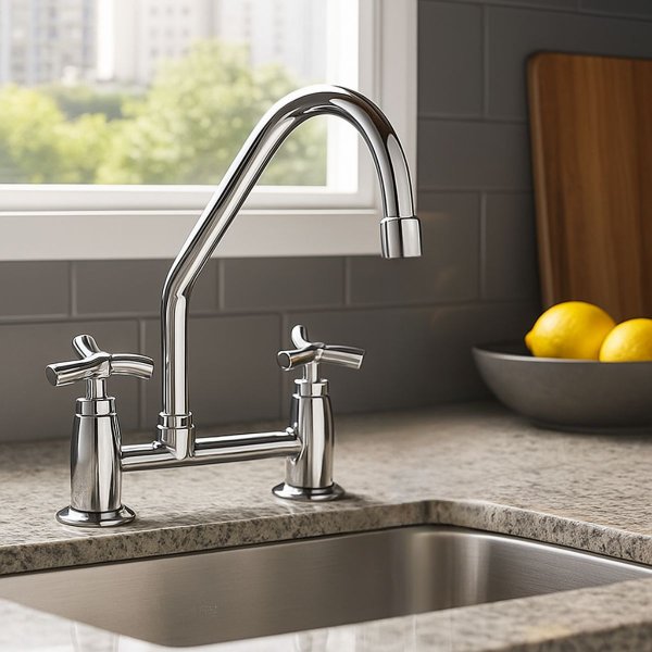 misturador cozinha de mesa primor docol ambientado