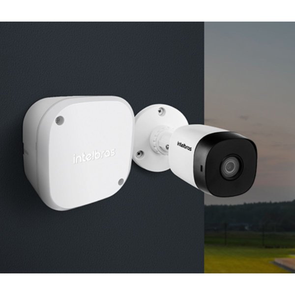 kit 30 caixa de passagem p cftv vbox 1100 interno intelbras ambientado