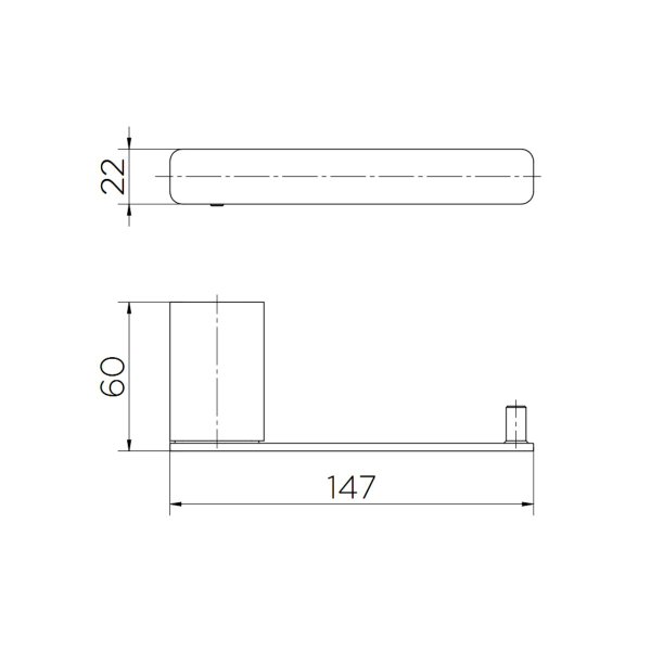papeleira cobre polido docol flat medidas