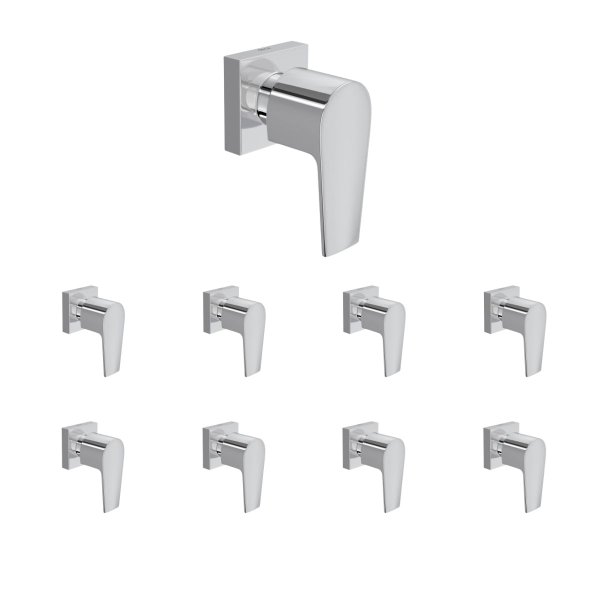 kit 9 acabamento p registro de pressao 1 2 e 3 4 level deca