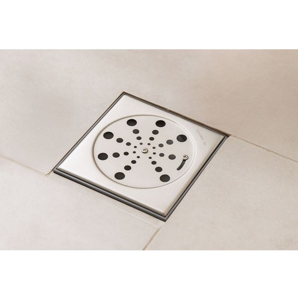 grelha quadrada 150mm fecho c moldura jackwal