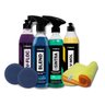 kit vonixx 4x500ml cera limpadores aplicadores e flanela
