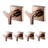 kit 6 acabamento p base 3 4 city chroma cobre polegadaido handles