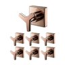 kit 7 acabamento p base 3 4 city chroma cobre polegadaido handles