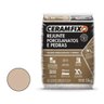 rejunte porcelanatos e pedras camurca 1kg novo ceramfix