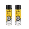 kit 2 graxa spray branca 300ml 200g vonder