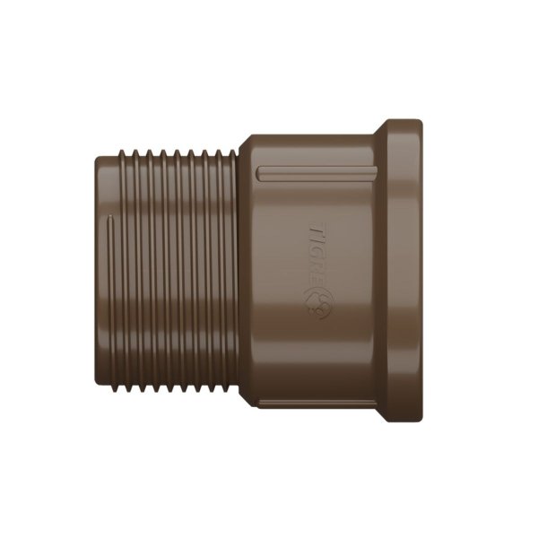 adaptador soldavel curto com bolsa e rosca 25mmx3 4 tigre lado