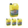 kit 4 algicida de choque elimina algas 5kg pool trat gencoa