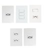 kit interruptor e tomada casa completa 21 pcs ilumi