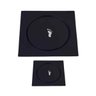 kit 2 ralo click quadrado p banheiro 15x15 black matte aco inox