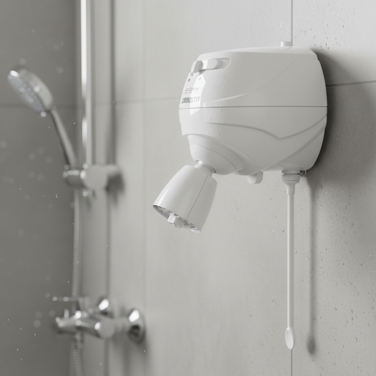 04 ducha jet control eletronica 220v 7800w lorenzetti 7540170 branco