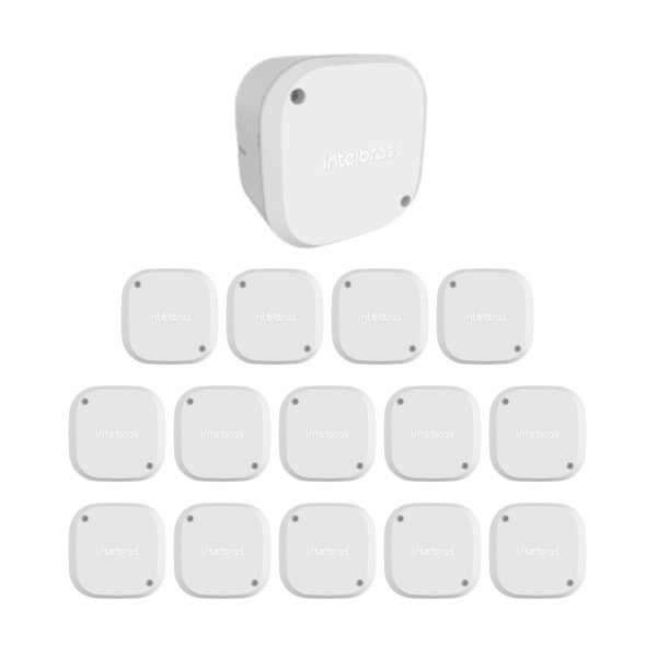 kit 15 caixa de passagem p cftv vbox 1100 interno intelbras