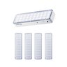 kit 5 luminaria de emergencia 30 leds lea31 intelbras