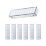 kit 7 luminaria de emergencia 30 leds lea31 intelbras