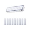 kit 10 luminaria de emergencia 30 leds lea31 intelbras