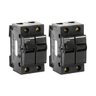 02 kit 2 disjuntor bipolar 40a eletromar