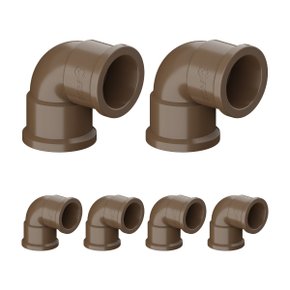 kit 6 joelho soldavel 90 tigre