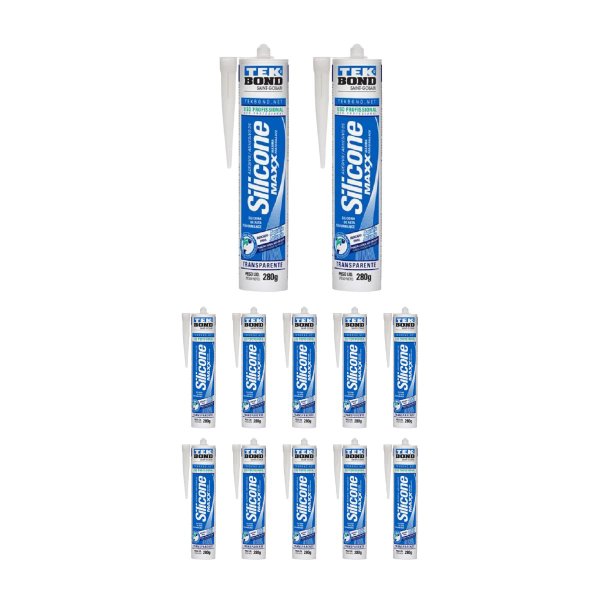 07 adesivo silicone maxx acetico para aquario 280g tekbond