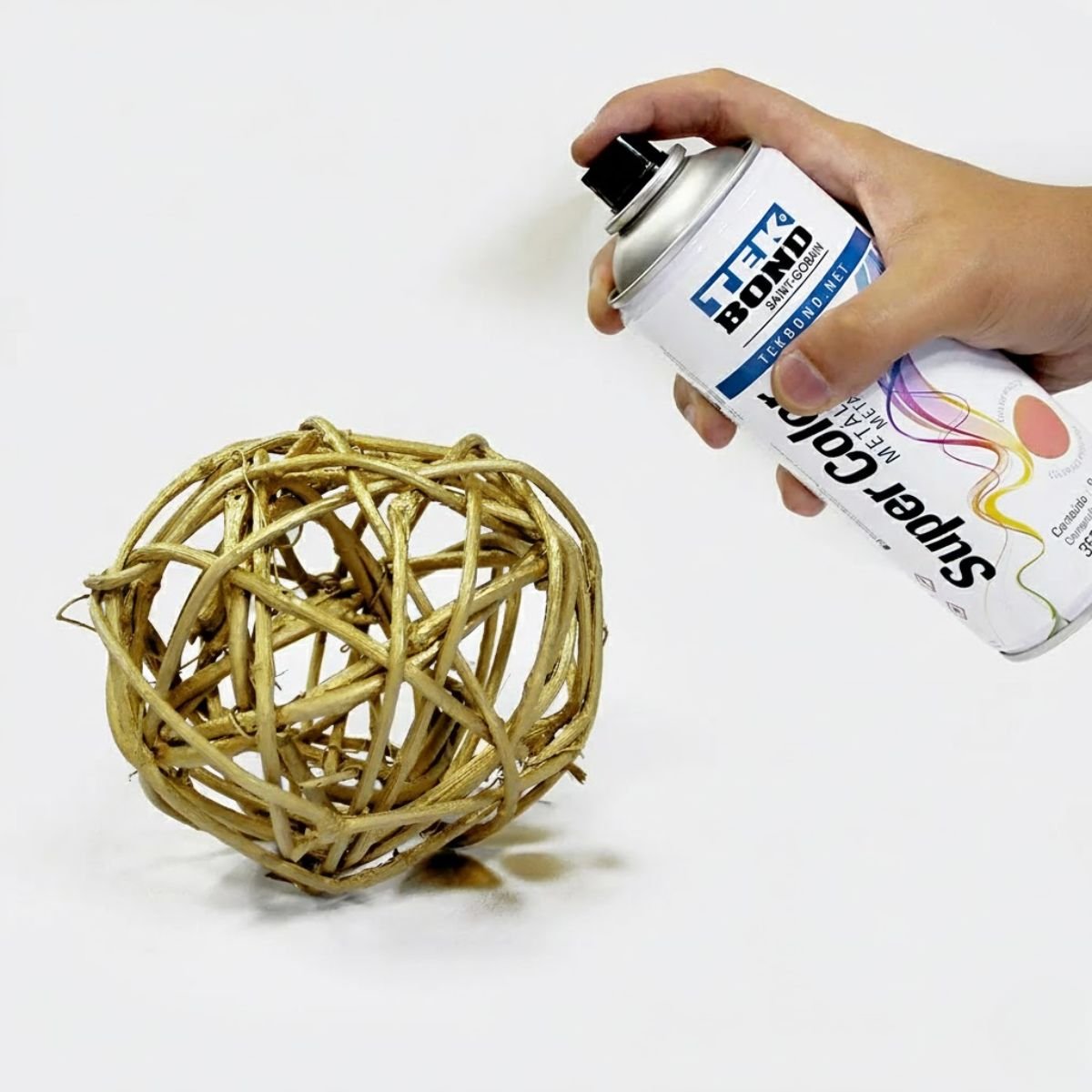 14 tinta spray metalico rose gold 350ml tekbond