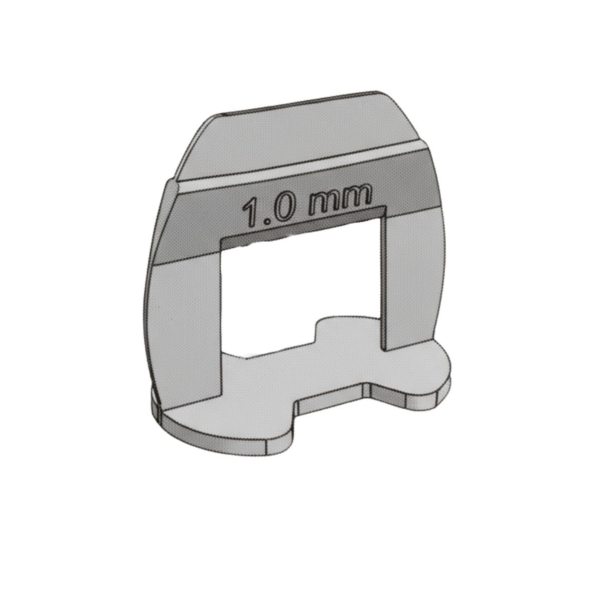 02 nivelador de piso 1 00mm com 50 unidades gprime