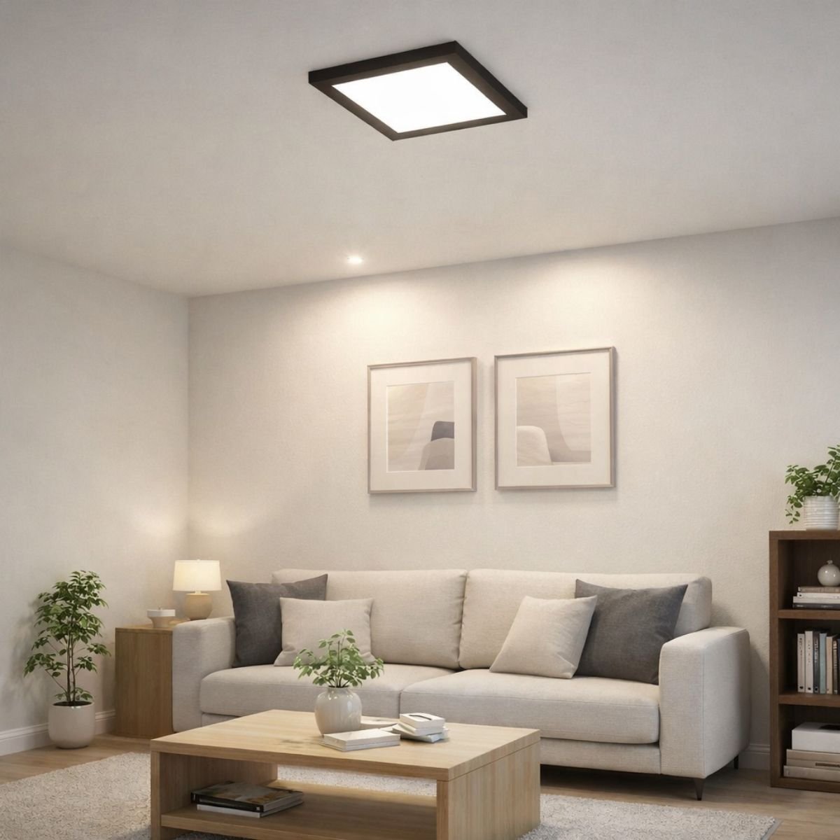 01 painel plafon recuado 18w 3000k 120 preto opus